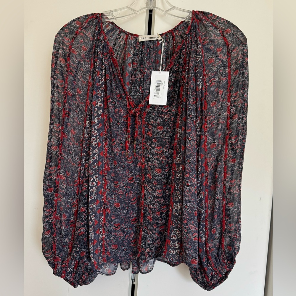Ulla Johnson Deetra Silk Blouse - Picture 8 of 12
